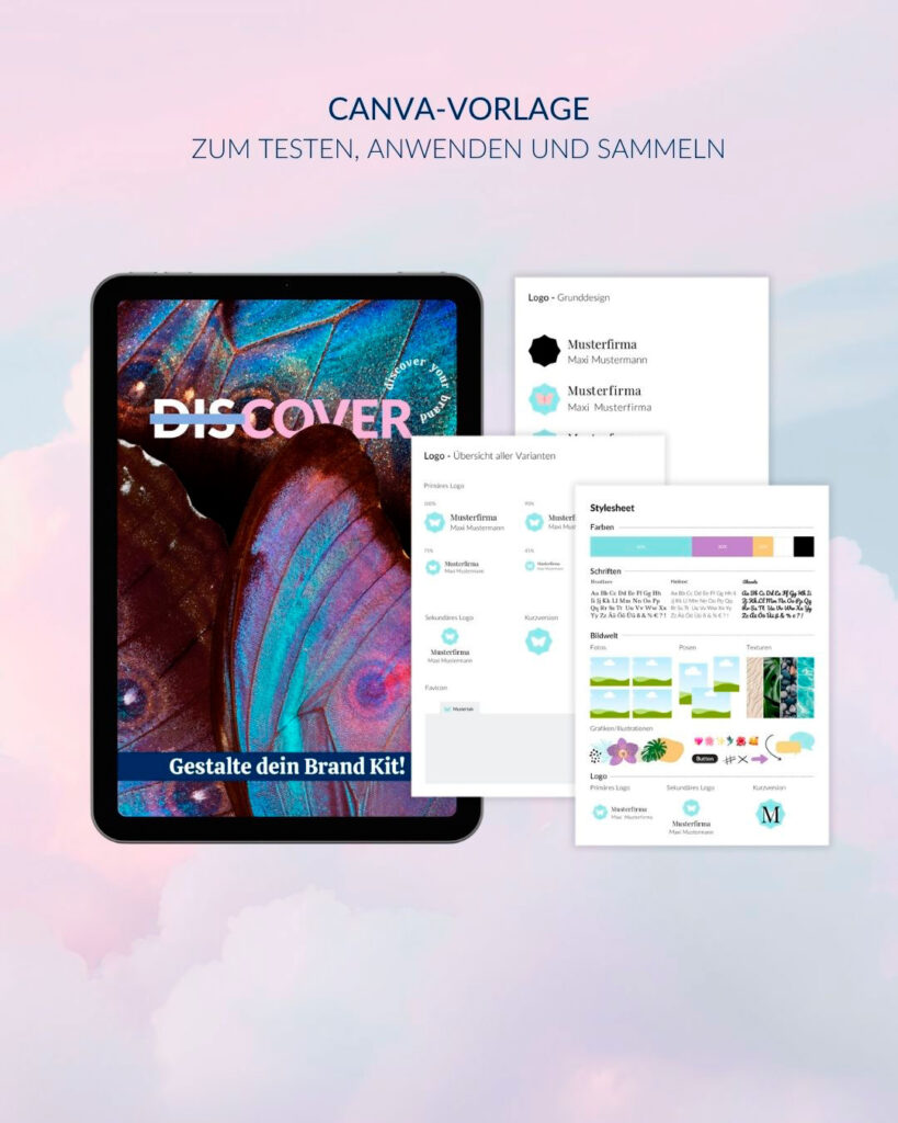 Canva Branding Vorlage mit Brand Kit