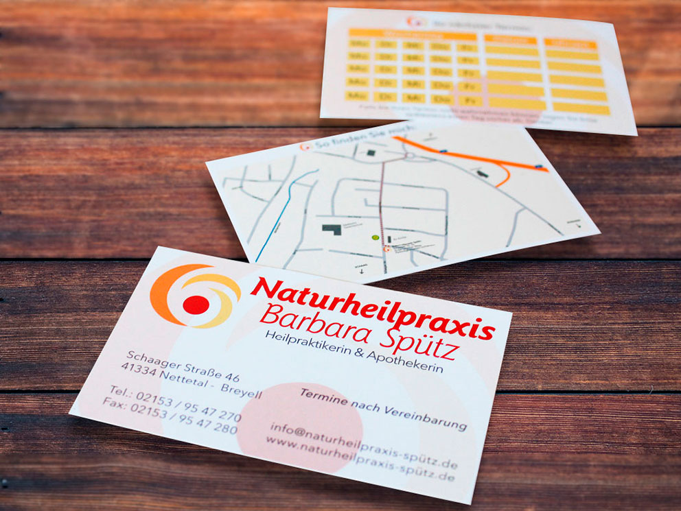 Logo Gestaltung und Visitenkarten Design für Heilpraktikerin (Health Expertin)