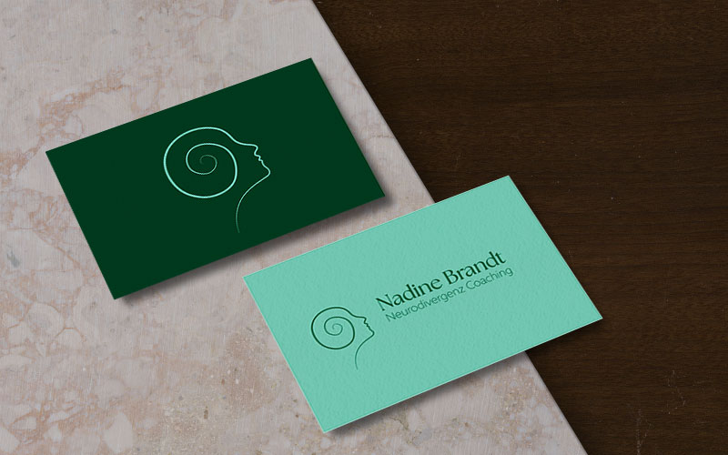 Logo Design und Visitenkarte für Coach